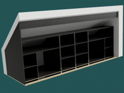 Meuble à portes coulissantes